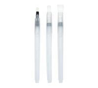 Cocoarm Pinceles de Acuarela Pinceles de Acuarela Recargables Puntas de Nailon Juego de 3 Tamaños Flujo Controlado Plano y Puntiagudo Fácil de Limpiar para Pintar Caligrafía Estudiantes Artistas (3