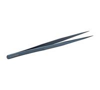 Cocoarm Pinzas de Precisión, Pinzas de Punta Fina de Aleación de Aluminio, Resistentes a la Corrosión y a los Imanes, Punta Recta Portátil para Reparación de Soldadura por Microscopio en Reloj de PC