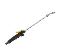 Cocoarm Pistola de Lavado de Alta Presión Boquilla Rociadora de Agua Ajustable ABS Acero Inoxidable Latón Rotación de 360 grados Longitud Extensible Se Adapta a Mangueras de 3 4 Pulgadas y 1