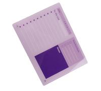Cocoarm Pizarra Planificadora de Borrado en Seco, Calendario de Escritorio Acrílico, Tabla de Programación de Borrado en Seco con Soporte, Acrílico Espesado, Fácil de Escribir y Limpiar, Uso en