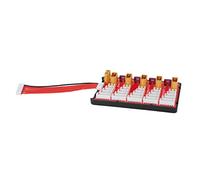 Cocoarm Placa de Carga de Equilibrio XT60 Placa de Cargador Paralelo 2 A 6S 0 A 22,2 V 20 A para Paquetes de Baterías LiPo de Cargador de Equilibrio de Batería Compacta para Usuarios de Modelos RC