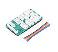 Cocoarm Placa de Carga Paralela, Placa de Carga de Equilibrio Adaptador de Batería de Litio 2 a 6S, 5 Secciones de Conector, Cable 22 AWG, Expansión de Equilibrada Compacta para Usuarios de RC Hobby