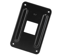 Cocoarm Placa Posterior del Soporte del Disipador Térmico de la CPU AM4, Placa Posterior de Montaje de la Base del Radiador de Hierro de para el Enfriador de Zócalo AM4, 10,3x6,2 Cm, Negro