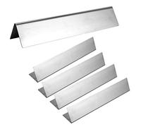 Cocoarm Placa Térmica para Parrilla de Gas, Carpas Térmicas de Acero Inoxidable, Paquete de 5, 15,2 X 3,5 Pulgadas, Distribución Uniforme del Calor, Fácil Instalación para E210 Genesis Silver A 500