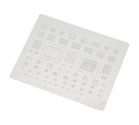 Cocoarm Plantilla de Reparación BGA Plantilla de Reparación de CPU de Acero Inoxidable Posicionamiento Preciso de 0,12 Mm Múltiples Ranuras IC para A14 para Técnicos de de la Serie IOS 12