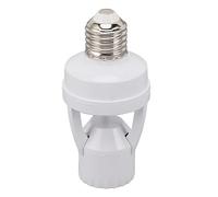 Cocoarm Portalámparas con Sensor de Movimiento PIR, Adaptador de Bombilla E27 con Control Automático de Encendido y Apagado para Sótano, Garaje, Armario y Escalera