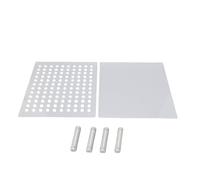 Cocoarm Portalápices Acrílico de 120 Ranuras, Organizador de Brochas de Maquillaje Transparente con Orificios de 12mm, Ideal para Uso en Oficina y Escritorio