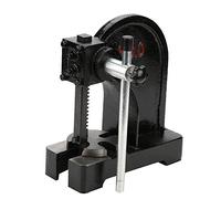 Cocoarm Prensa de Eje 0.5T Máquina de Prensa Punzonadora Manual de Acero Al Carbono de 104 Mm Máquina Perforadora Manual de Escritorio de 4 Orificios para Taller Montaje de Cojinetes Remachado