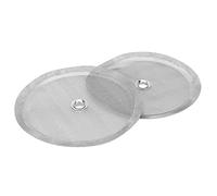Cocoarm Presione Coffee Filter Pantalla de Reemplazo de Acero Inoxidable 100 Mesh para café sin Residuos Lisos 2 Piezas con Diseño Duradero Resistente a la óxido para Familias y Cafeterías