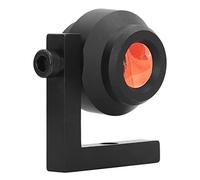 Cocoarm Prisma de ángulo Recto de Vidrio óptico Mini Prisma de Doble Cara de 25,4 Mm de Diámetro Efectivo con Soporte en Forma de L y Constante de 25 Mm para Estudio de Carreteras en Túneles