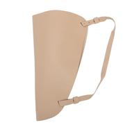 Cocoarm PU Bolso Ramo de Flores de Cuero, Gran Portaflores Seco en Forma de Cono con Asas Resistentes y Hebilla de Metal, para Decoración de Bodas y Fiestas en el Hogar, Almacenamiento (Albaricoque)