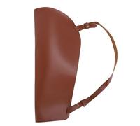 Cocoarm PU Bolso Ramo de Flores de Cuero, Gran Portaflores Seco en Forma de Cono con Asas Resistentes y Hebilla de Metal, para Decoración de Bodas y Fiestas en el Hogar, Almacenamiento (BROWN)