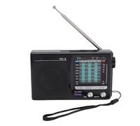 Cocoarm Radio Multibanda Am FM SW, Portátil, con Conector para (Black) | Radio de Bolsillo, Carcasa de ABS, Escucha Privada de 3,5 Mm, Uso para Caminar y Viajar, Recepción de Corta,