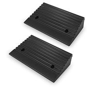 Cocoarm Rampas De Nivelacion Rampas para Silla De Ruedas Rampas de nivelación Rampas de Carga portátiles de Goma para Silla de Ruedas, Coche, Caravana, monopatín, carros y Mascotas,2 Unidades