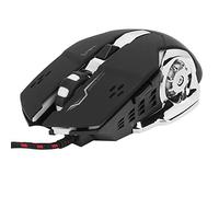 Cocoarm Ratón Gaming USB Cable Ergonómico Negro 1 Unidad | Control óptico preciso, diseño ergonómico, plug and play, compatible , sin alfombrilla necesaria