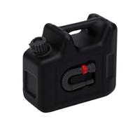 Cocoarm Rc Fuel Can, Nylon Hose Detail Camping Replica Prop | Adorno de escala de oruga todoterreno, exhibición de portaequipajes de techo en miniatura negra de 12g, se adapta a