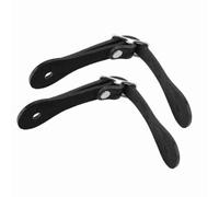 Cocoarm Reaccesores de Hebilla de Metal Ajustable de Ruta de Cuero Real para Deportes Al Aire Libre (Black)