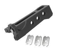 Cocoarm Recortadora de Bandas de Borde, Cepilladora Manual de Aleación de Aluminio con 3 Cuchillas para Biselar y Alisar Madera, Herramienta Ideal para Carpintería y Fabricación de Muebles