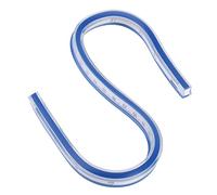 Cocoarm Regla de 1 PCS para Curvas de Plástico Flexibles Dibuje la Herramienta para la Construcción técnica: Necesidad de Artesanía (30 cm/11.8in)