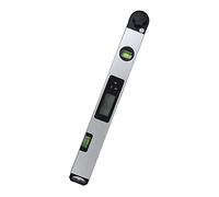 Cocoarm Regla de ángulo Digital Transportador Digital de Aleación de Aluminio 400 Mm Retroiluminación LCD IP54 Herramienta de Medición de ángulo Plegable para Carpintería Diseño de Construcción