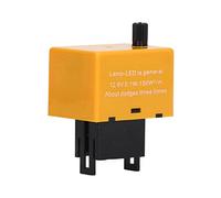 Cocoarm Relé Intermitente LED Electrónico ABS Módulo de relé Intermitente LED 12,8 V 8 Pines Ajustable 60 a 120 FPM para Coche Motocicleta Señal de Giro Conversión y Reemplazo de