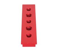 Cocoarm Riel de Inglete de Aleación de Aluminio de 100 Mm Riel de Inglete con Ranura en T con Orificios de Canal de Carpintería Anodizado para Banco de Trabajo Usuarios de Accesorios de Taladro de