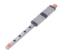 Cocoarm Riel Guía Lineal, Carril Deslizante de Movimiento Lineal de Acero con Rodamiento de 200 Mm con 2 Bloques MGN9H, Contacto de Cuatro Puntos, Recorrido Suave de Alta Precisión para Impresora 3D,
