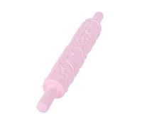 Cocoarm Rodillo de Plástico para Fondant en Relieve, Hermoso Diseño, Postres Atractivos, Práctico Utensilio para Hornear, Fácil de Usar, Apto para Lavavajillas, Lavar con Agua y Antes del Primer