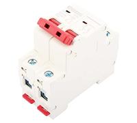Cocoarm Rompedor de Circuito Mini DC 2p 40A, Respuesta Rápida de Alta Capacidad de Ruptura, Fuerte Compatibilidad y Larga Vida útil, Alojamiento de Retardantes de Llama, Protección contra Sobrecarga