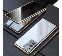 Cocoarm S21 Funda de Privacidad para Pantalla, Protección de Cuerpo (S20 | Parte trasera de vidrio templado, parachoques de aluminio, pantalla antiespía de espejo, cubierta antiarañazos y a prueba
