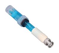 Cocoarm Sonda de PH Electrodo de PH de Vidrio y Plástico con Conector BNC Sensor de Detección de Valor de de 13 Cm para Uso en Laboratorio Hidropónico de Piscina de Agua Potable de Acuario