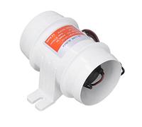 Cocoarm Soplador de Aire en Línea Soplador en Línea de 12 V con Carcasa de ABS Núcleo de Motor de Cobre 3 Pulgadas 145 CFM de Sentina Marino de 5 Aspas para Barco RV Yate Sala de Motores Ventilación