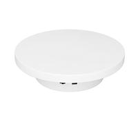 Cocoarm Soporte de Exhibición Giratorio, Plataforma Giratoria Motorizada de ABS, Vista de 360 Grados, Capacidad de 3 Kg, 25 S por Ronda, Rotación CW CCW para Fotos de Joyería, Ferias Comerciales