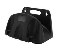 Cocoarm Soporte de Tubería de Agua de PVC Capa de Carga Fuerte Capa de la Pared Soporte de Parrilla de la Pared para Riego de Jardín, Lavado de Autos (BLACK)