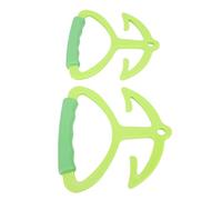 Cocoarm Soporte para Bolsa de Supermercado, Paquete de 2 Bolsas de Compras ABS, Asa de Transporte con Agarre Suave, Capacidad de 80 Libras para el Hogar, Supermercado y Oficina