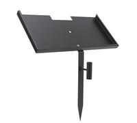 Cocoarm Soporte para Marcador de Tumba, Hierro con Orificio de Drenaje, Soporte Anti-decoloración para Placa Conmemorativa de Piedra, Adecuado para Mascotas y Seres Queridos