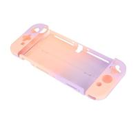 Cocoarm Split Case for OLED Game Console, Gradient Purple Pink PC Shell | Snap-On Split Design, Hard PC Protective Cover, Gradient Purple Pink