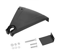 Cocoarm Strimmer Plástico Guardia Trimmer Guardia Negro Plástico para Eje Curvo Trimmer con Tornillos Junta Tuerca Hierro Pieza