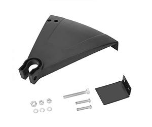 Cocoarm Strimmer Plástico Guardia Trimmer Guardia Negro Plástico para Eje Curvo Trimmer con Tornillos Junta Tuerca Hierro Pieza
