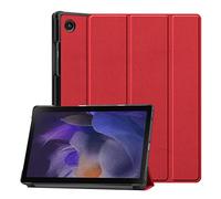 Cocoarm Tab A8 10.5in Funda, Funda de Pie de Tríptico (Rojo) | Funda inteligente Auto Wake Sleep, cierre magnético, esquinas reforzadas, forro de microfibra, protección para tableta a
