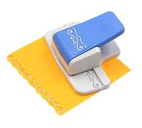 Cocoarm Tag Top Punch, ABS y Aleación de Zinc 3 en 1 Tag Punch 12 X 8,7 X 5,2 Cm, 9 Opciones de Patrones Fácil Prensado para álbumes de Recortes, Tarjetas, Etiquetas de Regalo, Manualidades con