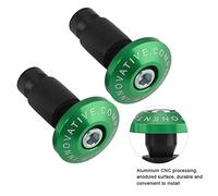 Cocoarm Tapa de Extremo del Manillar de la Motocicleta de 22 Mm, Tapón Deslizante de Aluminio para Motocicletas de Carreras Todoterreno con Estilo (GREEN)
