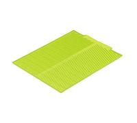 Cocoarm Tapete para Secar Platos, Tapete de Secado de Silicona de Grado Alimenticio, 16,9 X 13,0 Pulgadas, Crestas Elevadas para un Secado Rápido, Resistente Al Calor hasta 446 °F, Plegable para