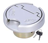 Cocoarm Tapón de Llenado de Gasolina, Tapa del Depósito de de Acero Inoxidable con 2 Llaves Universal para Scooter y Motocicleta GY6 para Ruckus Taotao Roketa, Protector contra el Agua,