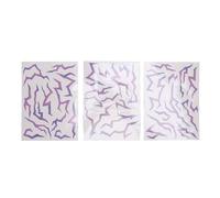 Cocoarm Tatuajes Temporales de Anime, Calcomanías para Cosplay con Diseño Fluorescente que Brillan bajo Luz Púrpura, Impermeables y a Prueba de Manchas Durante 3-5 Días, para Mujeres y