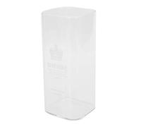 Cocoarm Taza de Agua de Vidrio de 400 Ml, Taza Cuadrada para Bebidas con Patrón de Caballo, para Beber Resistente Al Calor, 5,3 X 2,4 X 2,4 Pulgadas, para Leche, café, Jugo, Desayuno, Uso en la (#1)