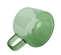 Cocoarm Taza de café de Vidrio de Borosilicato, Resistente a Altas Temperaturas, Cómodo, Perfecta para Bebidas Frías o Calientes, Capacidad de 250 Ml, Ideal para café de la Mañana o té de la Tarde