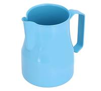 Cocoarm Taza de Espuma de Leche, Jarra de Espuma de Leche de Acero Inoxidable 304 de 550 Ml, Boquilla de Olécranon, Boca de Extracción de una Pieza, Jarra de café con Patrón de Calavera para café
