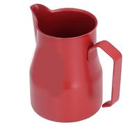 Cocoarm Taza de Espuma de Leche Jarra de Espuma de Leche de Acero Inoxidable 550 Ml Boquilla de Olécranon Patrón de Calavera de Cuerpo Integrado para café con Chocolate en Casa Oficina (rojo)
