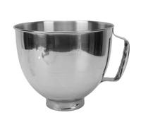 Cocoarm Tazón Mezclador de Acero Inoxidable, Capacidad de 5 L, Tazón de Mezcla de Acero Inoxidable 304 con Base Antideslizante, para y Otras Batidoras de Pie
